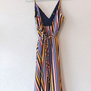 Forever 21 Striped Wrap Dress